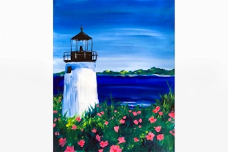 Virtual Paint Nite: Lighthouse Blooms